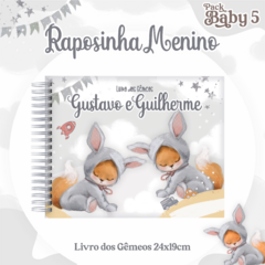 Livro do Bebê - Gêmeos Raposinha