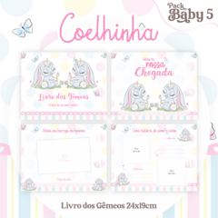 Livro do Bebê - Gêmeas Coelhinha - comprar online