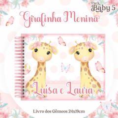 Livro do Bebê - Gêmeas Girafinha