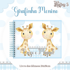 Livro do Bebê - Gêmeos Girafinha