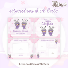 Livro do Bebê - Gêmeas Monstrinhos - comprar online