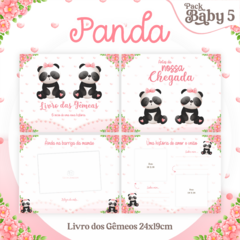 Livro do Bebê - Gêmeas Panda - comprar online