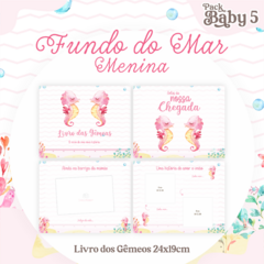 Livro do Bebê - Gêmeas Fundo do Mar - comprar online