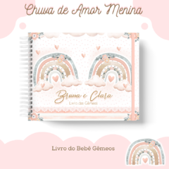 Livro do Bebê - Gêmeas - Arco-íris