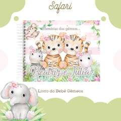 Livro do Bebê - Gêmeas - Safari