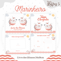 Livro do Bebê - Gêmeos Marinheiro - comprar online