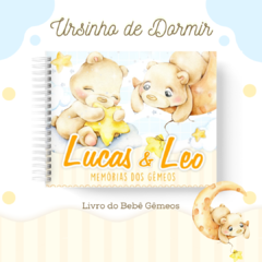 Livro do Bebê - Gêmeos Meninos - Ursinho