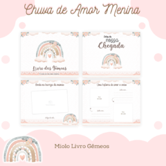 Livro do Bebê - Gêmeas - Arco-íris - comprar online