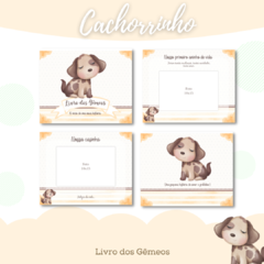 Livro do Bebê - Gêmeos Meninos - Cachorrinho - comprar online