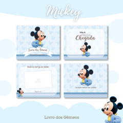 Livro do Bebê - Gêmeos Meninos - Mickey - comprar online