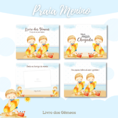 Livro do Bebê - Gêmeos Meninos - Praia - comprar online