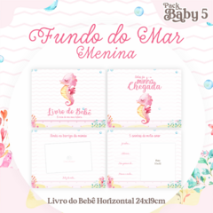 Livro do Bebê - Fundo do Mar Menina - comprar online