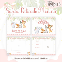 Livro do Bebê - Safari Menina - comprar online