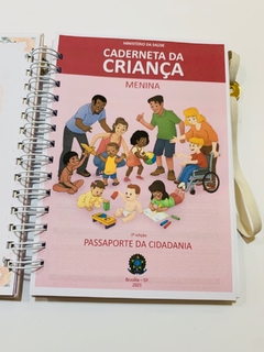 Caderneta de Vacinas - Arco-íris menina - loja online
