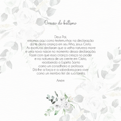 Álbum do Batismo - Floral Alfabeto - loja online