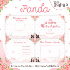 Álbum Mesversário - Panda Menina - comprar online