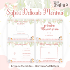 Álbum Mesversário - Safari Menina - comprar online