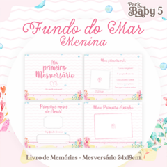 Álbum Mesversário - Fundo do Mar Menina - comprar online