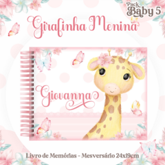 Álbum Mesversário - Girafinha Menina