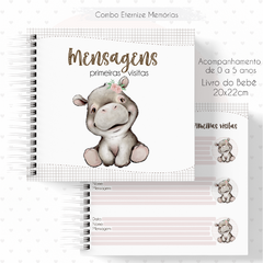 Livro do Bebê - Hipopótamo Menina - loja online