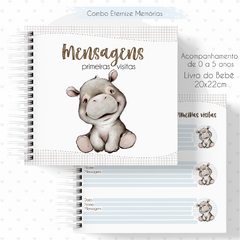 Livro do Bebê - Hipopótamo Menino - loja online