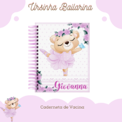 Caderneta de Vacinas - Ursinha Bailarina