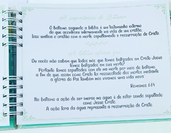 Imagem do Livro do Batismo - Verde