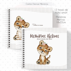 Álbum Mesversário - Leopardo Menina - comprar online