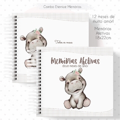 Álbum Mesversário - Hipopótamo Menina - comprar online