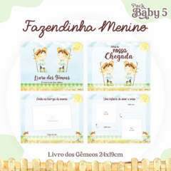 Livro do Bebê - Gêmeos Fazendinha - comprar online