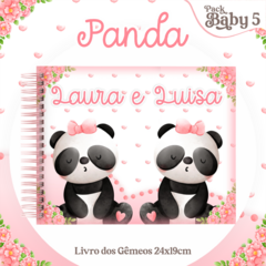 Livro do Bebê - Gêmeas Panda