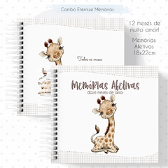 Álbum Mesversário - Girafinha Menino - comprar online