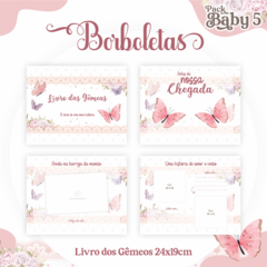 Livro do Bebê - Gêmeas Borboletas - comprar online