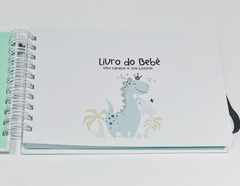 Livro do Bebê - Dinossauro Minimalista Menino - Kazarte