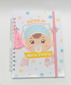 Caderno de Rotina Do Bebê - Menina