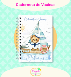 Caderneta de Vacinas - Ursinho Marinheiro