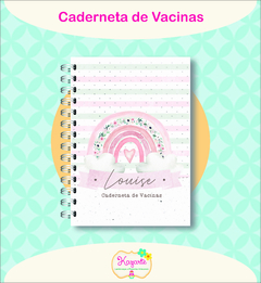 Caderneta de Vacinas - Arco-íris Menina