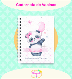 Caderneta de Vacinas - Panda Menina