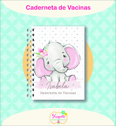 Caderneta de Vacinas - Elefante Menina
