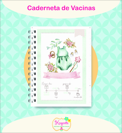 Caderneta de Vacinas - Baby Floral - comprar online