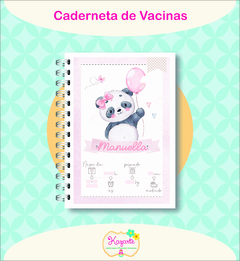 Caderneta de Vacinas - Panda Menina - comprar online