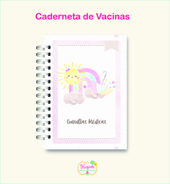 Caderneta de Vacinas - Chuva de Amor Menina - comprar online