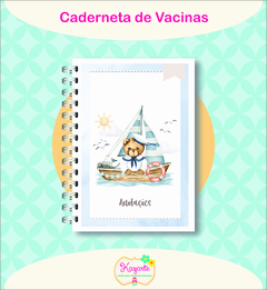 Caderneta de Vacinas - Ursinho Marinheiro na internet