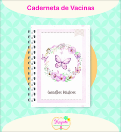 Caderneta de Vacinas - Borboletas - loja online