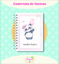 Caderneta de Vacinas - Panda Menina - loja online