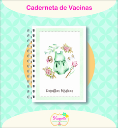 Caderneta de Vacinas - Baby Floral - loja online