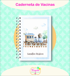 Caderneta de Vacinas - Trenzinho - loja online