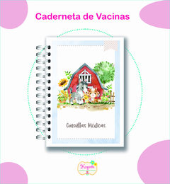 Caderneta de Vacinas - Fazendinha Menino - loja online