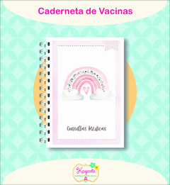 Caderneta de Vacinas - Arco-íris Menina - loja online