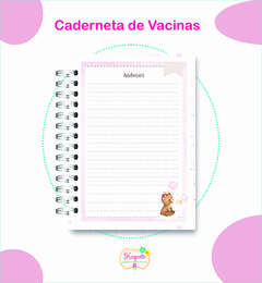 Caderneta de Vacinas - Ursinha - loja online